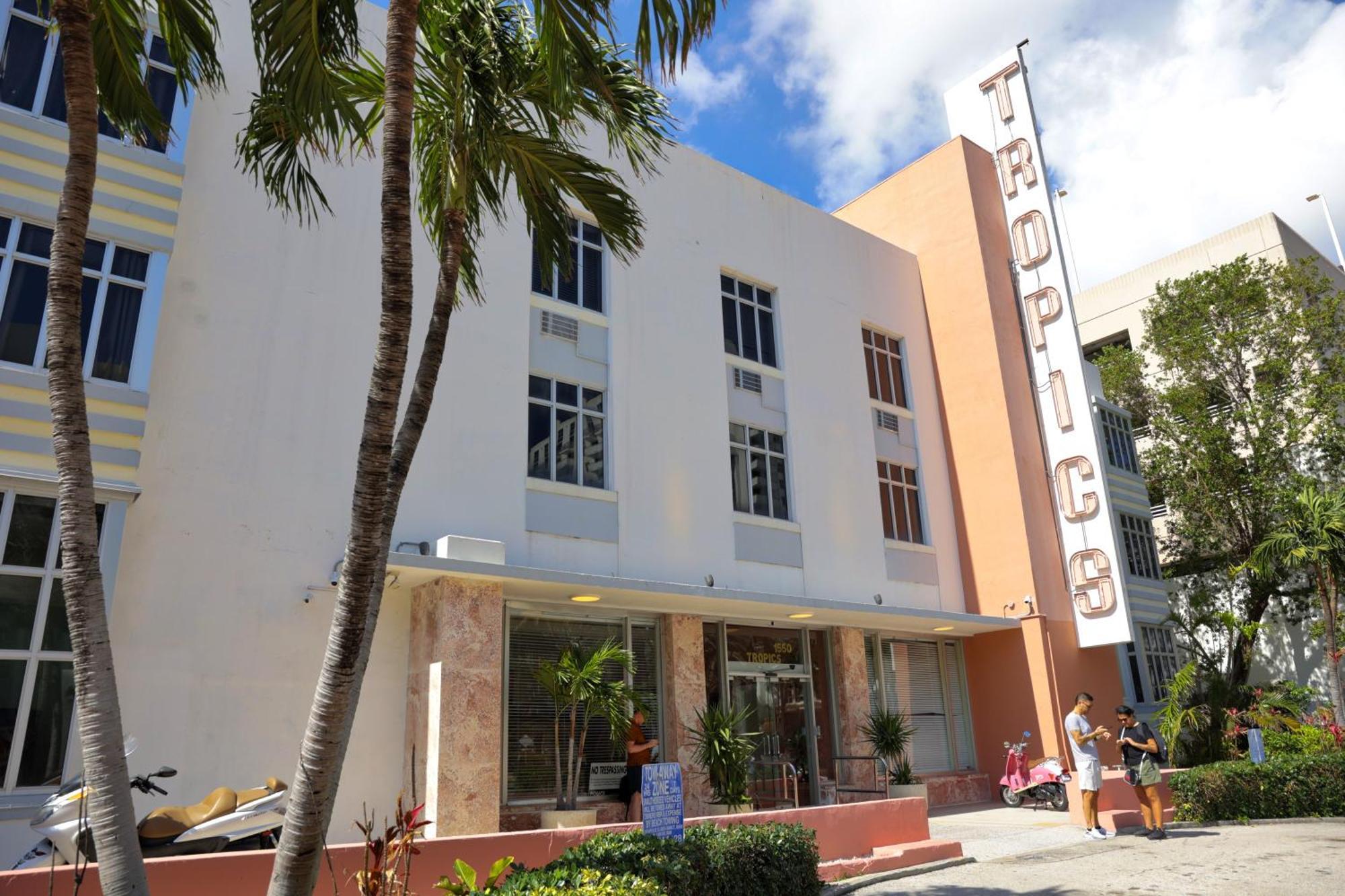 Tropics Hotel マイアミビーチ エクステリア 写真